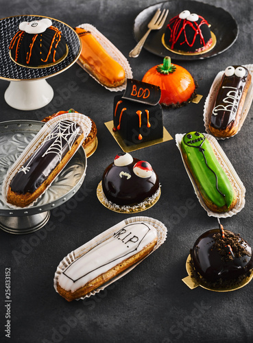 Halloween themed pastries