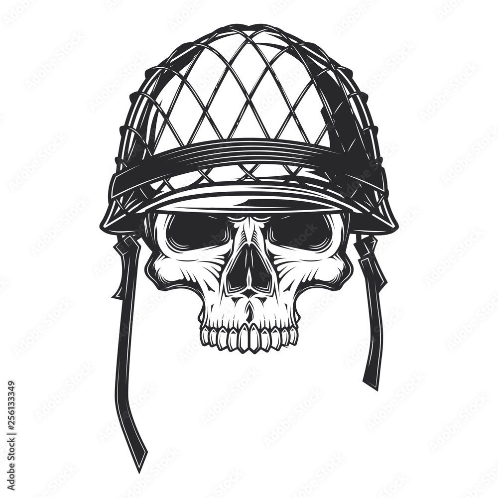 Skull Soldier Drawing