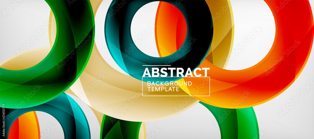 Vector circles abstract background Vector circles abstract background