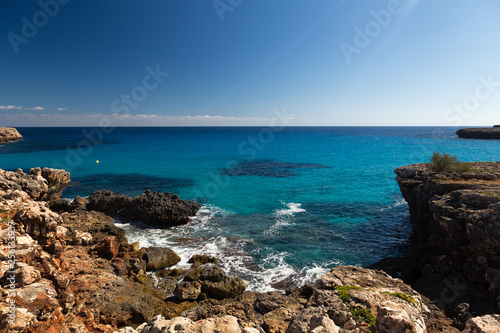 Mallorca beach at the day © antonburkhan