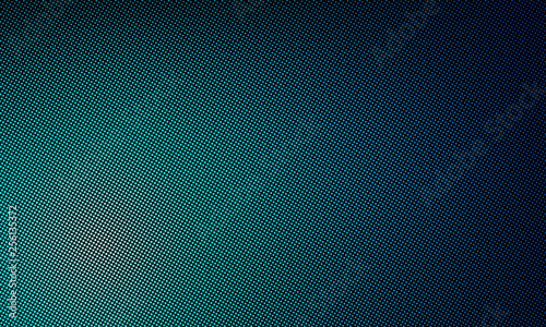 LED texture screen, digital video wall background. Vector blue LED TV display dot mesh gradient pattern