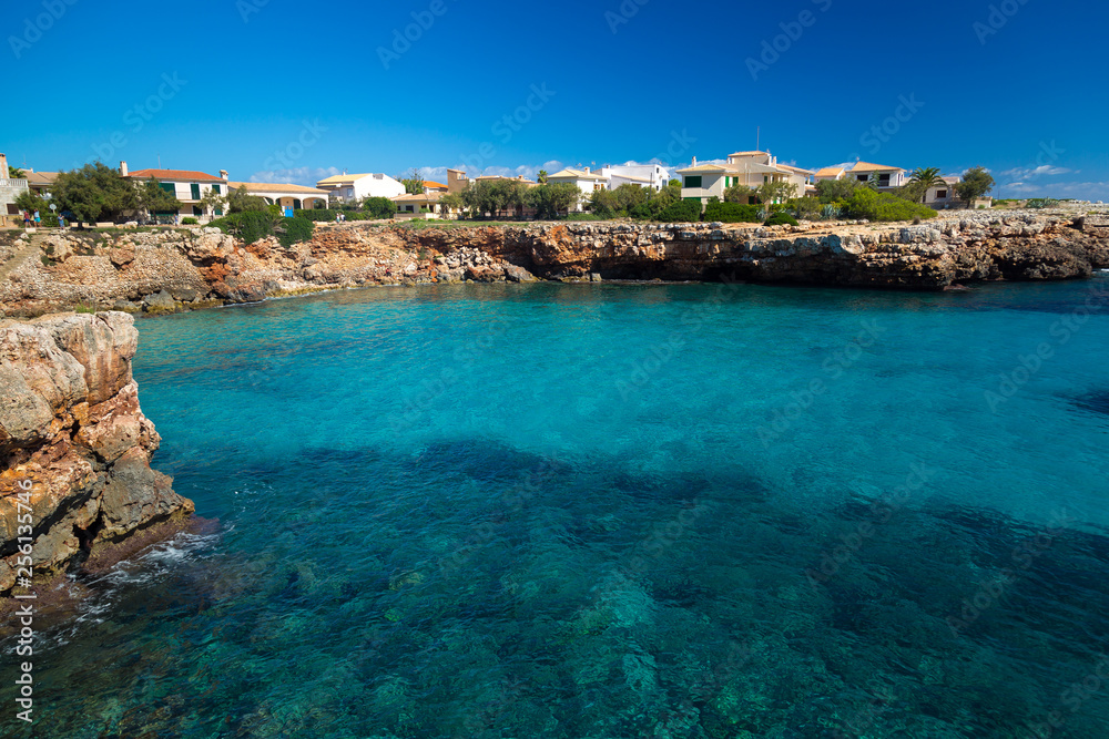 Mallorca beach at the day