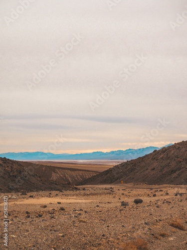 Sandstone details and vista. Death Valley National Park  California.