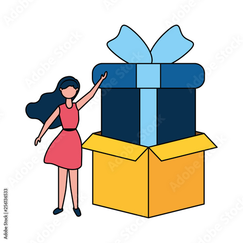 woman online shopping