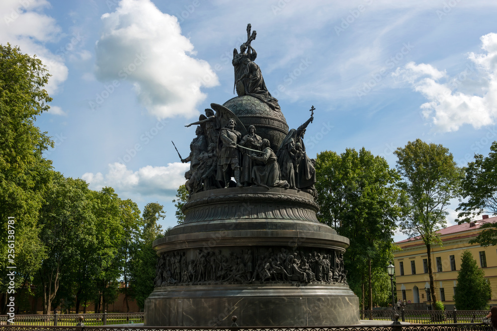 Monument The Millennium of Russia in Novgorod, Novgorod, Russia