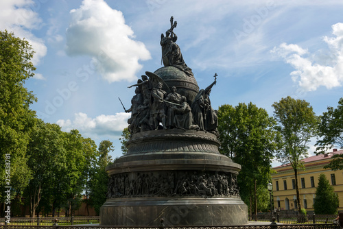Monument The Millennium of Russia in Novgorod, Novgorod, Russia