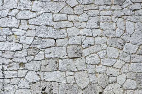 Dry grey pavement or wall of stone