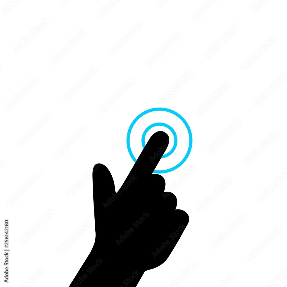 Touchscreen icon symbol Touchscreen icon symbol