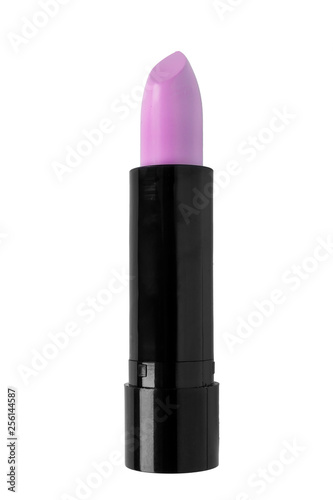 Purple lipstick isolated photo