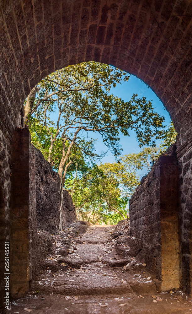 Naklejka premium Yashwant Gad Fort, Maharastra, India