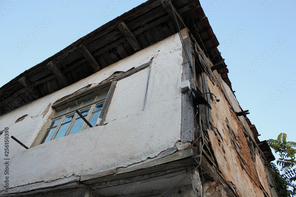 Old traditional building in Varosi area Edessa Greece Old traditional building in Varosi area Edessa Greece