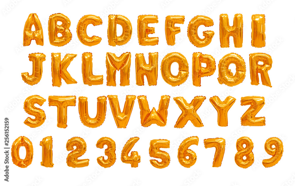 English alphabet orange English alphabet orange