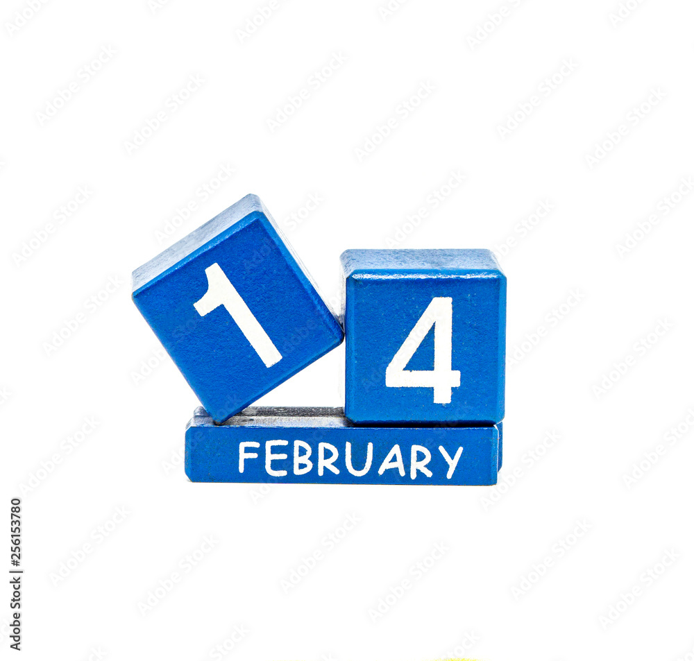 isolated calendar of cubes on a white background isolated calendar of cubes on a white background