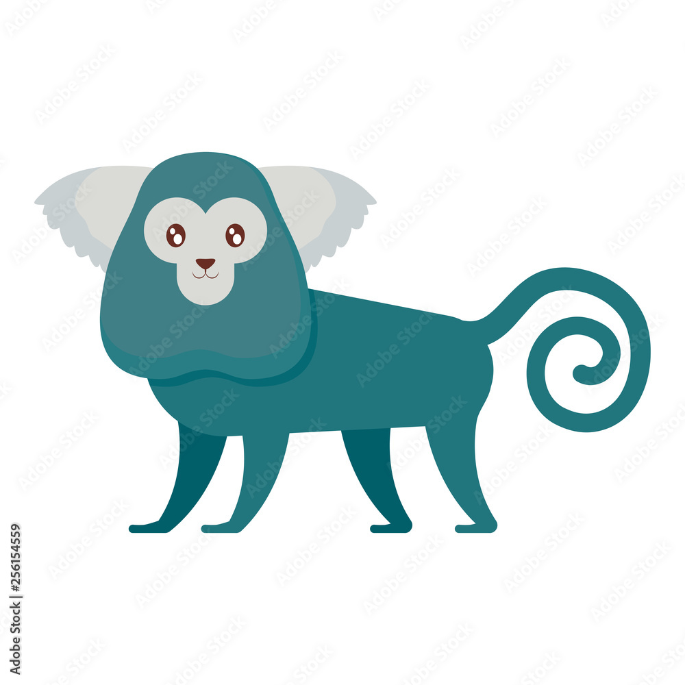 Fototapeta premium cute exotic monkey character