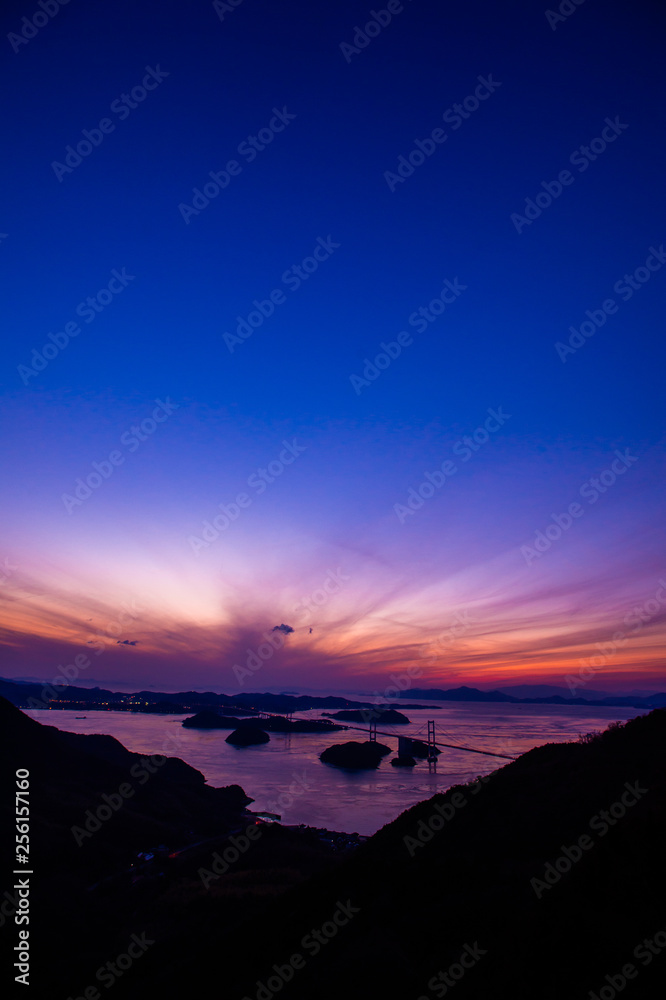 夕暮れのしまなみ 夕暮れのしまなみ