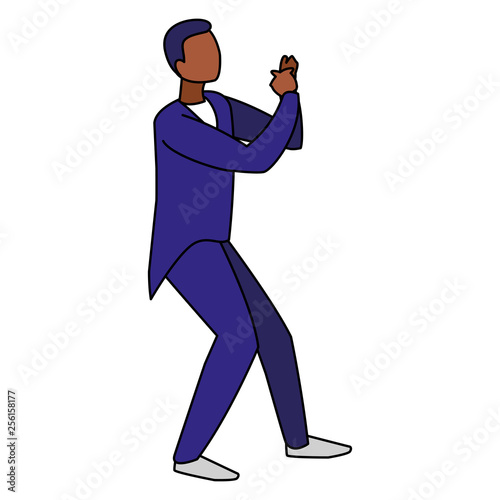 black musician jazz character