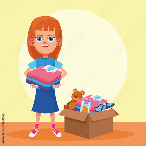Kid donation and charity
