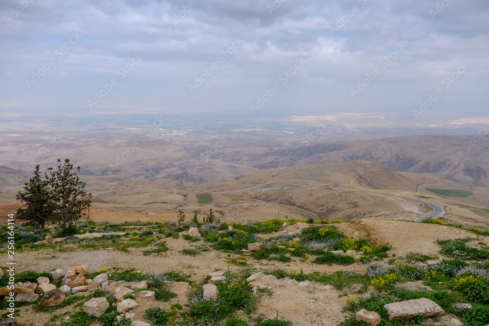 Holy place Mount Nebo in Jordan