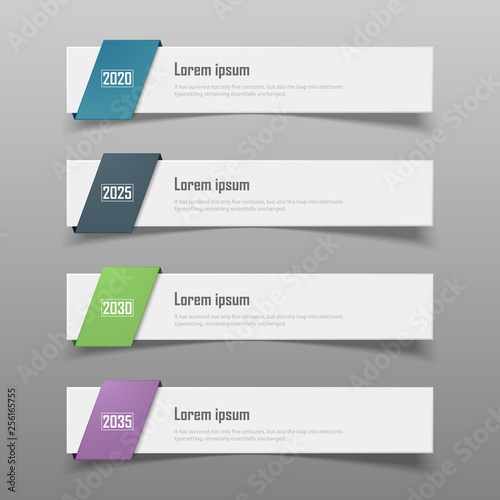 Abstract vector template design for copy space. You can use for infographic artwork, element design, template decoration.