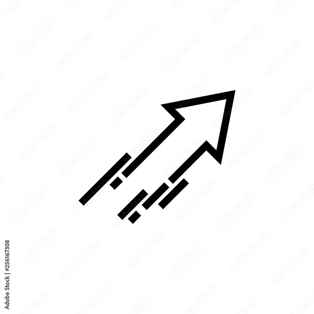 Fast arrow graphic design template vector illustration Fast arrow graphic design template vector illustration
