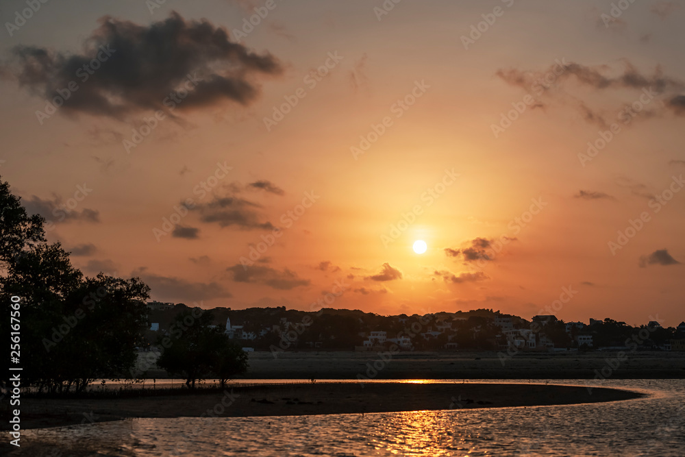 Naklejka premium sunrise over Africa to dream