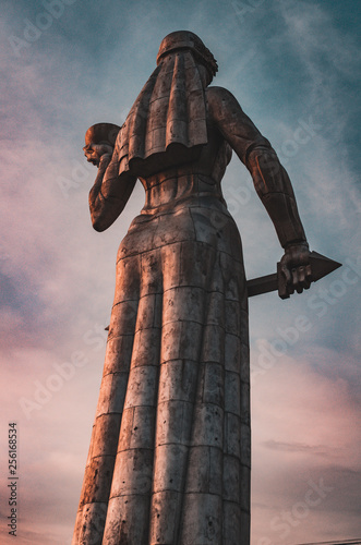 Statue of mother of Georgia in Tbilisi. photo