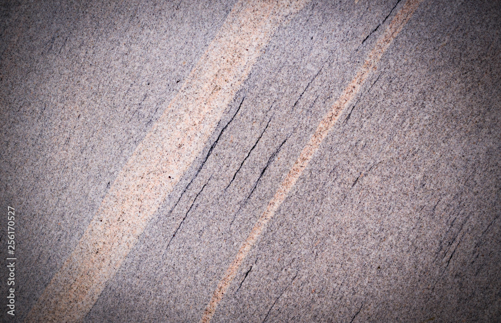 Fototapeta premium gray marble background with spots and lines. vignette, texture, geological