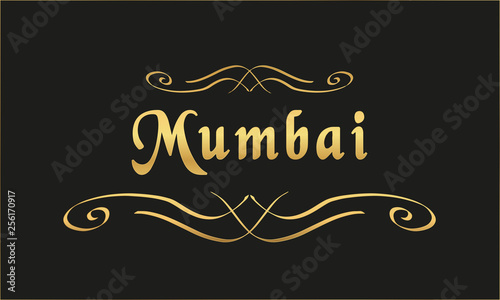 Vector Welcome to Mumbai	