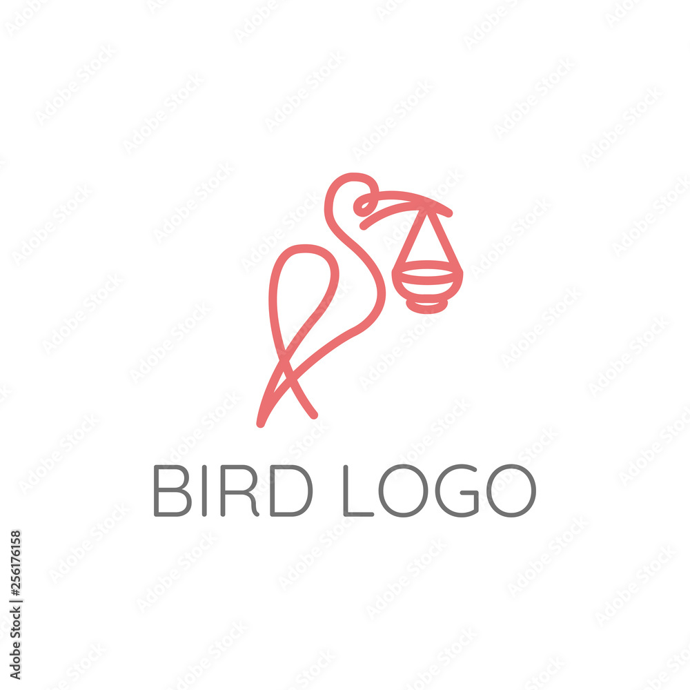 Fototapeta premium Bird logo 1