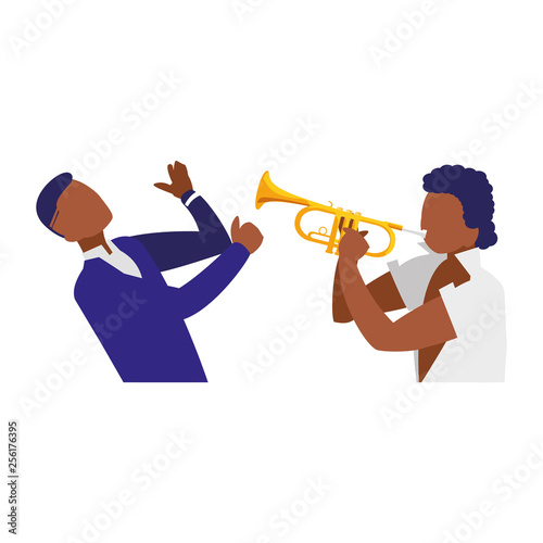 couple of musicians characters