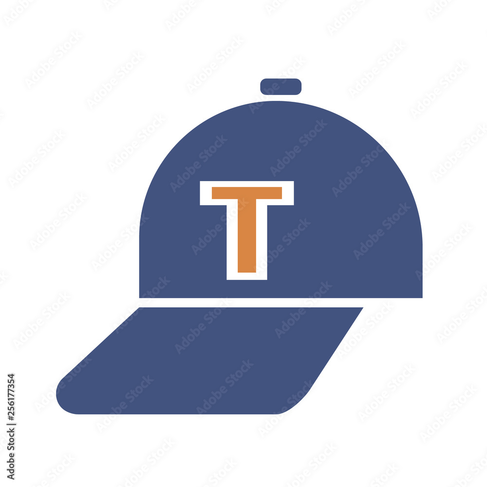 Obraz premium Cap flat illustration