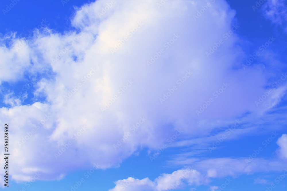 Cumulus clouds. Large plan. Background. Landscape. Cumulus clouds. Large plan. Background. Landscape.
