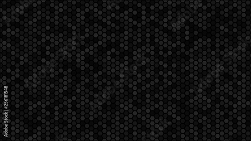 Geometric polygonal background, abstract black metallic wallpaper, simple illustrations.