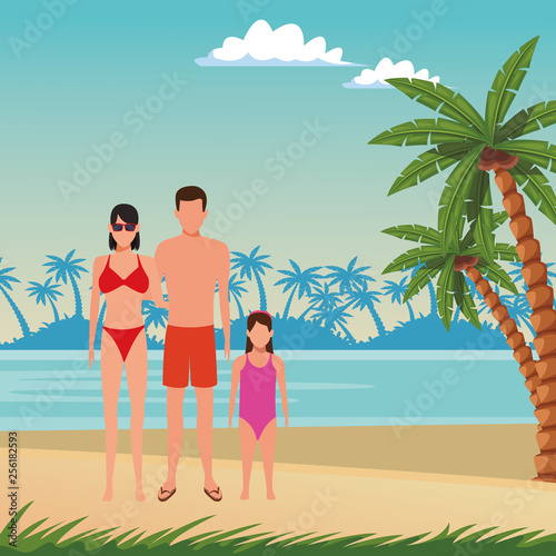 summer vacation cartoon