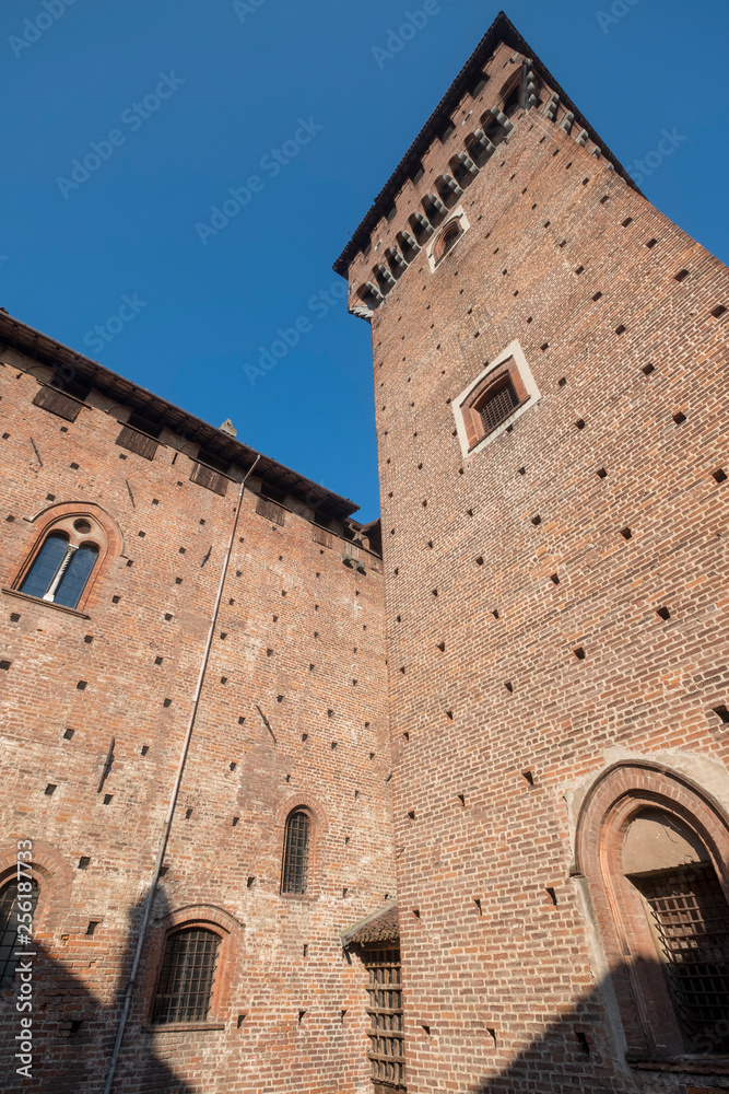 Castle of Sant'Angelo Lodigiano, Italy