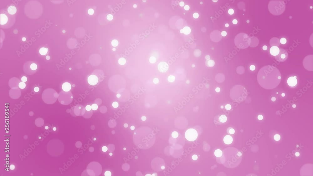 Glowing pink bokeh background with floating light particles. Glowing pink bokeh background with floating light particles.
