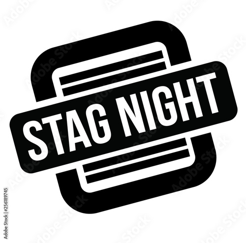 stag night black stamp