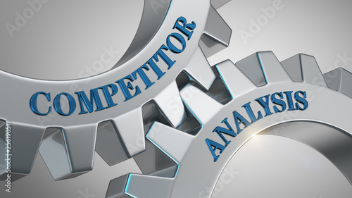Bild auf Leinwand Competitor analysis concept