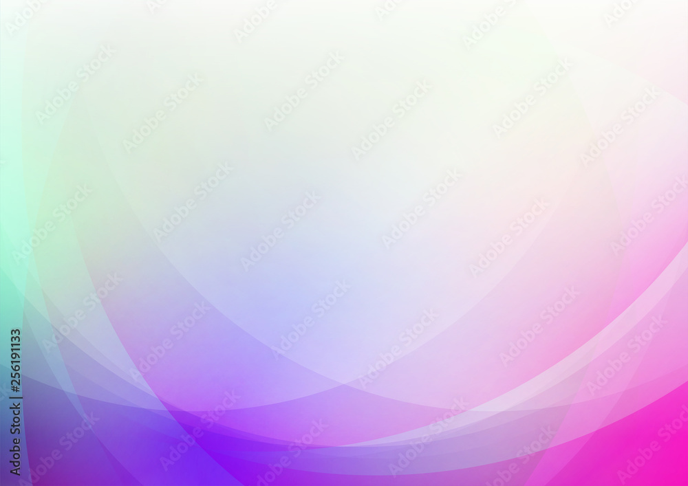 Curved abstract colors background