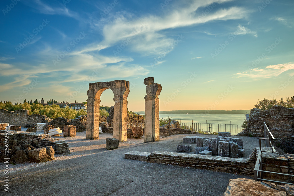 Grottoes of Catullus is the name given to the ruins of a Roman villa which was built at the end of the 1st century in Sirmione, Garda lake
