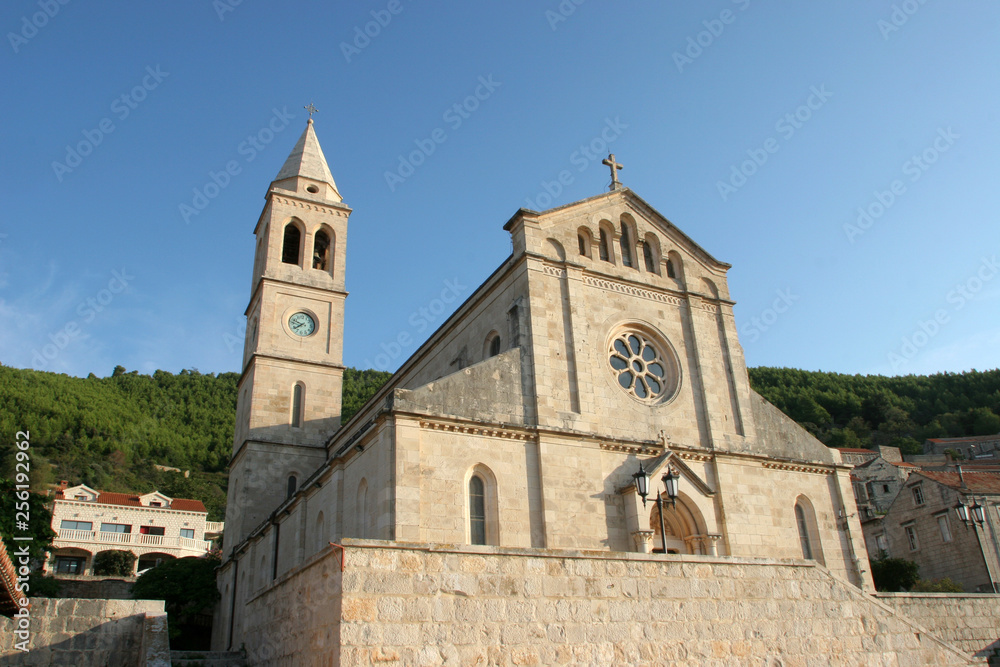 Church of Blessed Virgin of Purification in Smokvica, Korcula island, Croatia