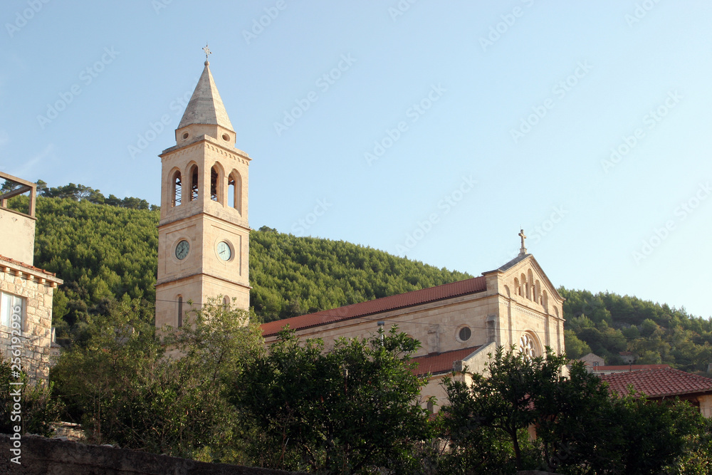 Church of Blessed Virgin of Purification in Smokvica, Korcula island, Croatia