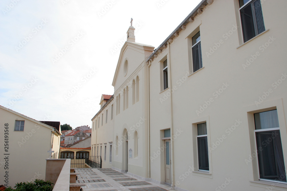 Sanctuary of The Blessed Mary of Jesus Crucified Petkovic in Blato, Korcula island, Croatia