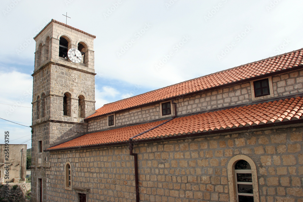 Church of Our Lady of the Snows in Pupnat, Korcula island, Croatia