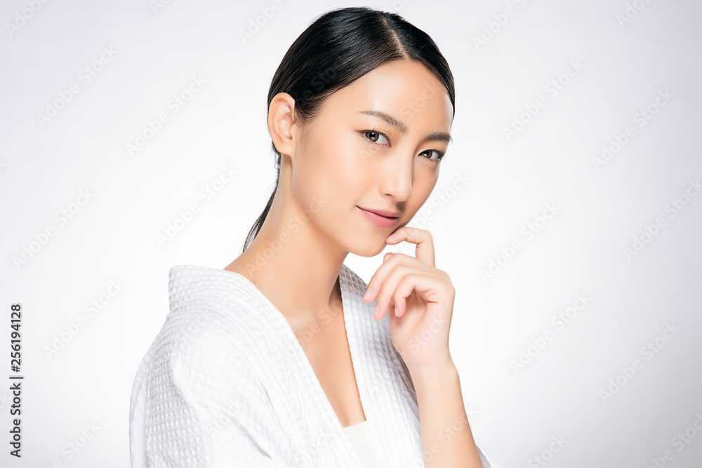Beautiful Young asian Woman with Clean Fresh Skin Beautiful Young asian Woman with Clean Fresh Skin