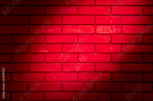 Red brick wall as abstract background