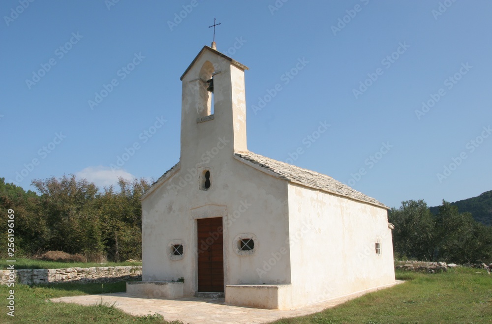 Our Lady of the Fields Chapel in Blato, Croatia