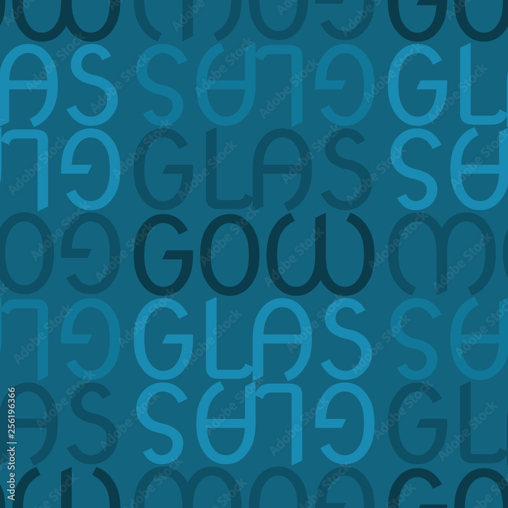 Glasgow, Scotland seamless pattern Glasgow, Scotland seamless pattern
