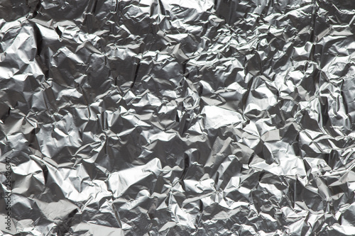 Aluminium foil texture background