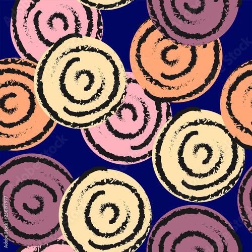 Abstract geometric pattern with circles